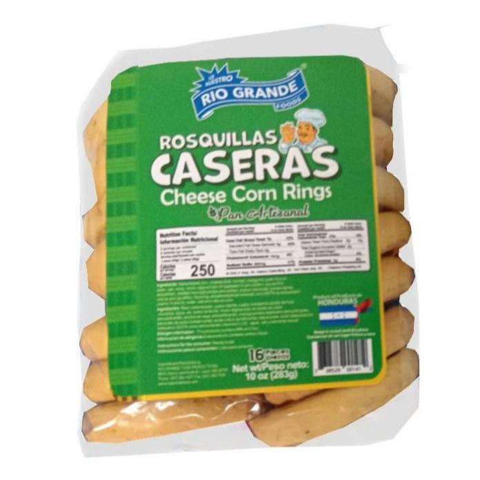 Rosquillas Caseras - Producto de Honduras / Cheese Corn Rigs - Río Grande - 10 oz - 16 units