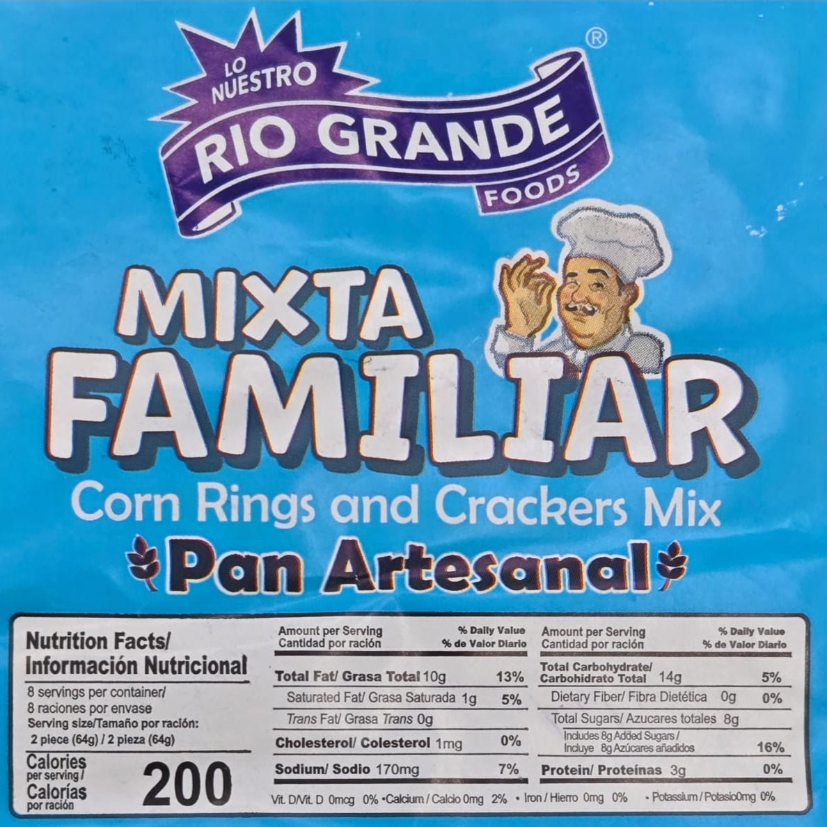 Rio Grande Rosquillas y Tustacas Mixtas – 18.5 oz – 100% Made in Honduran
