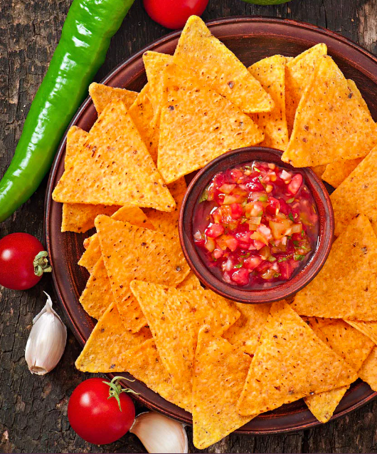 Tortilla Chips Nachos Snacks - Producto de El Salvador -  Diana - 3.52oz