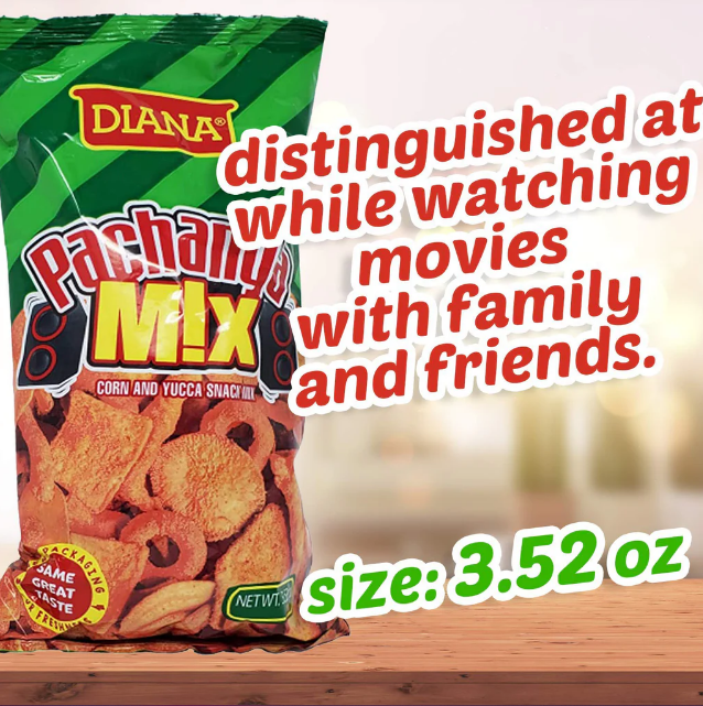 Pachanga Mix Corn and Yucca Snack - Producto de El Salvador - Diana 1.83 oz