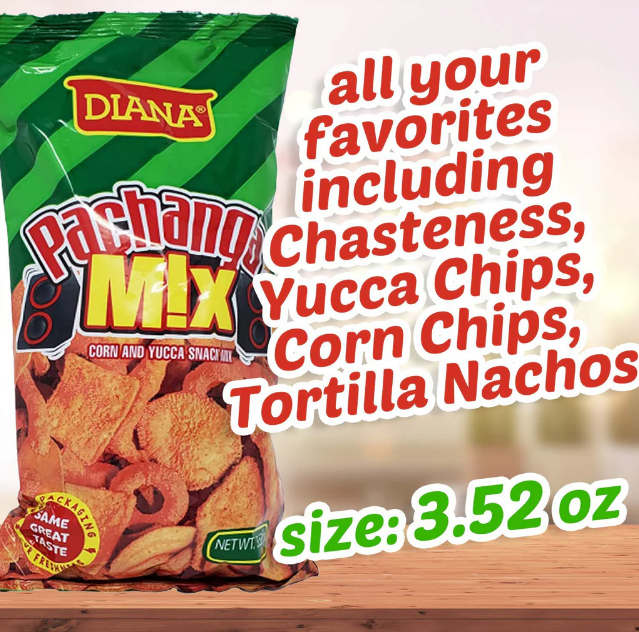 Pachanga Mix Corn and Yucca Snack - Producto de El Salvador - Diana 1.83 oz