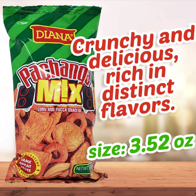 Pachanga Mix Corn and Yucca Snack - Producto de El Salvador - Diana 1.83 oz