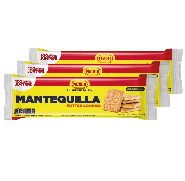 Mantequilla - Producto de Panamá / Butter Cookies - Pozuelo - 5.6 oz