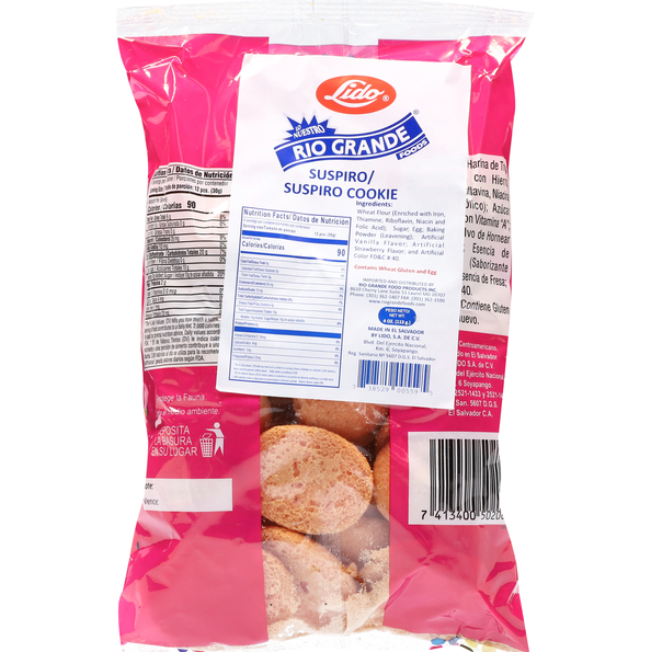 Galletas Suspiros - Producto de El Salvador / Suspiros Cookies Lido - 4 oz