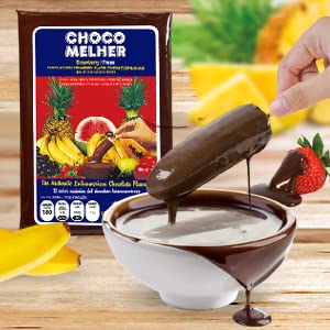 Cobertura Sabor Fresa para Chocobananos y Frutas Congeladas - Producto de El Salvador / Strawberry Coating - Chocomehler - 13.22 oz