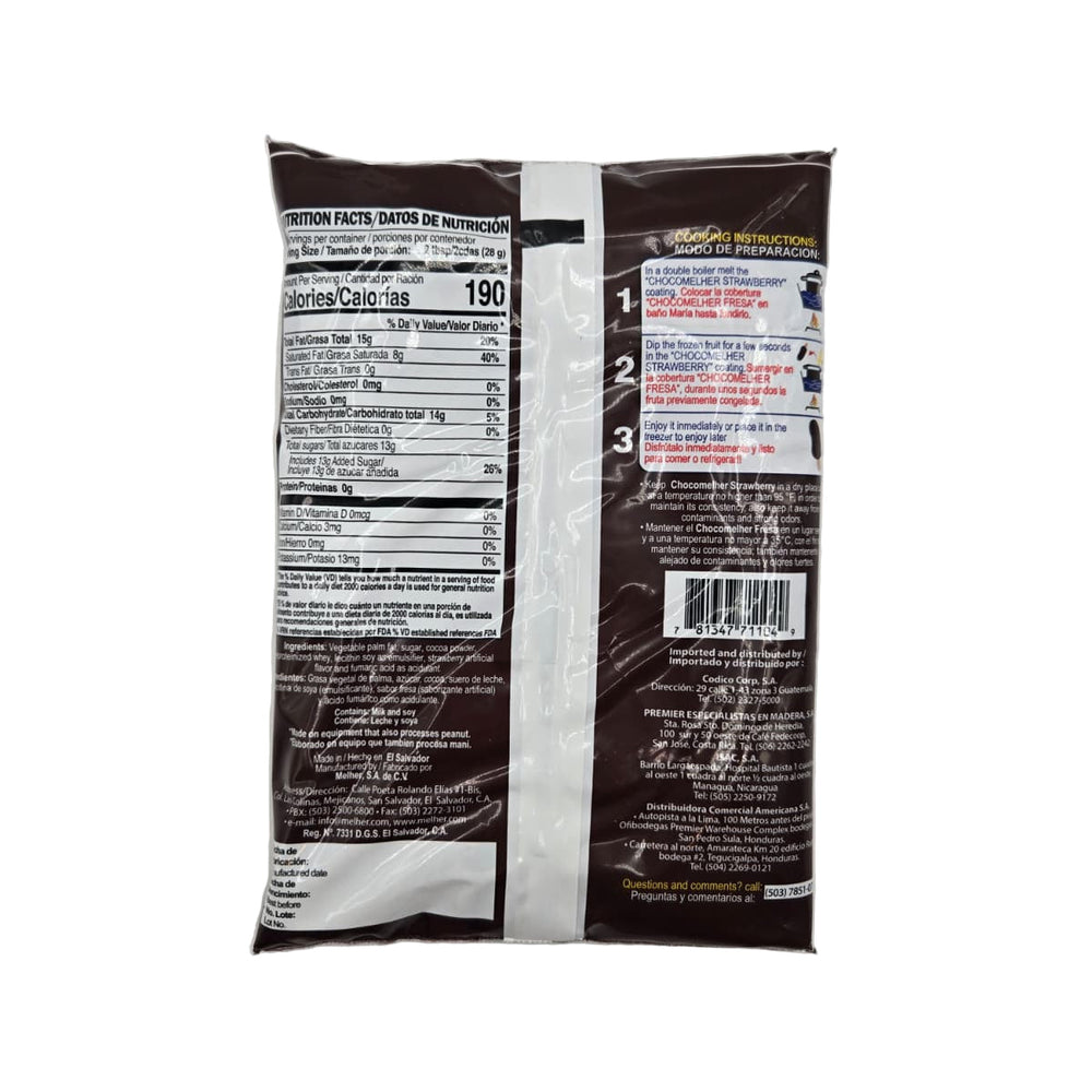 
                  
                    Cobertura Sabor Fresa para Chocobananos y Frutas Congeladas - Producto de El Salvador / Strawberry Coating - Chocomehler - 13.22 oz
                  
                
