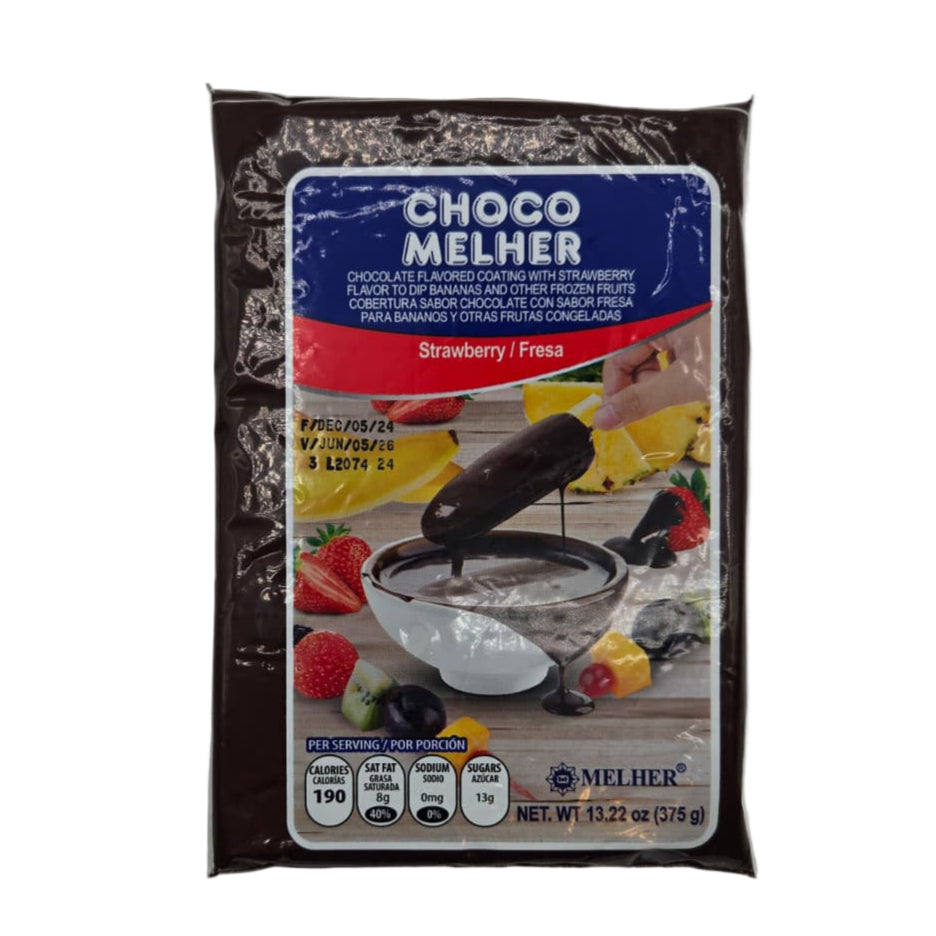 
                  
                    Cobertura Sabor Fresa para Chocobananos y Frutas Congeladas - Producto de El Salvador / Strawberry Coating - Chocomehler - 13.22 oz
                  
                