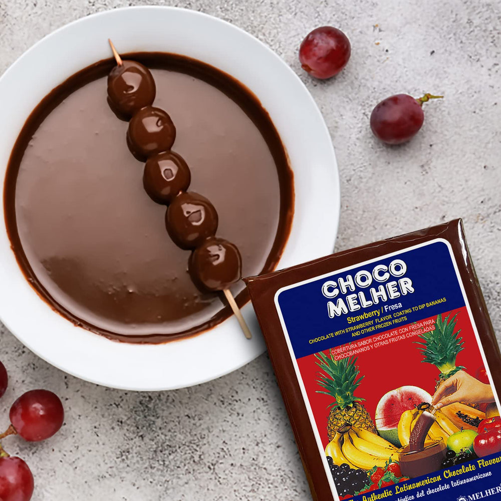 
                  
                    Cobertura Sabor Fresa para Chocobananos y Frutas Congeladas - Producto de El Salvador / Strawberry Coating - Chocomehler - 13.22 oz
                  
                