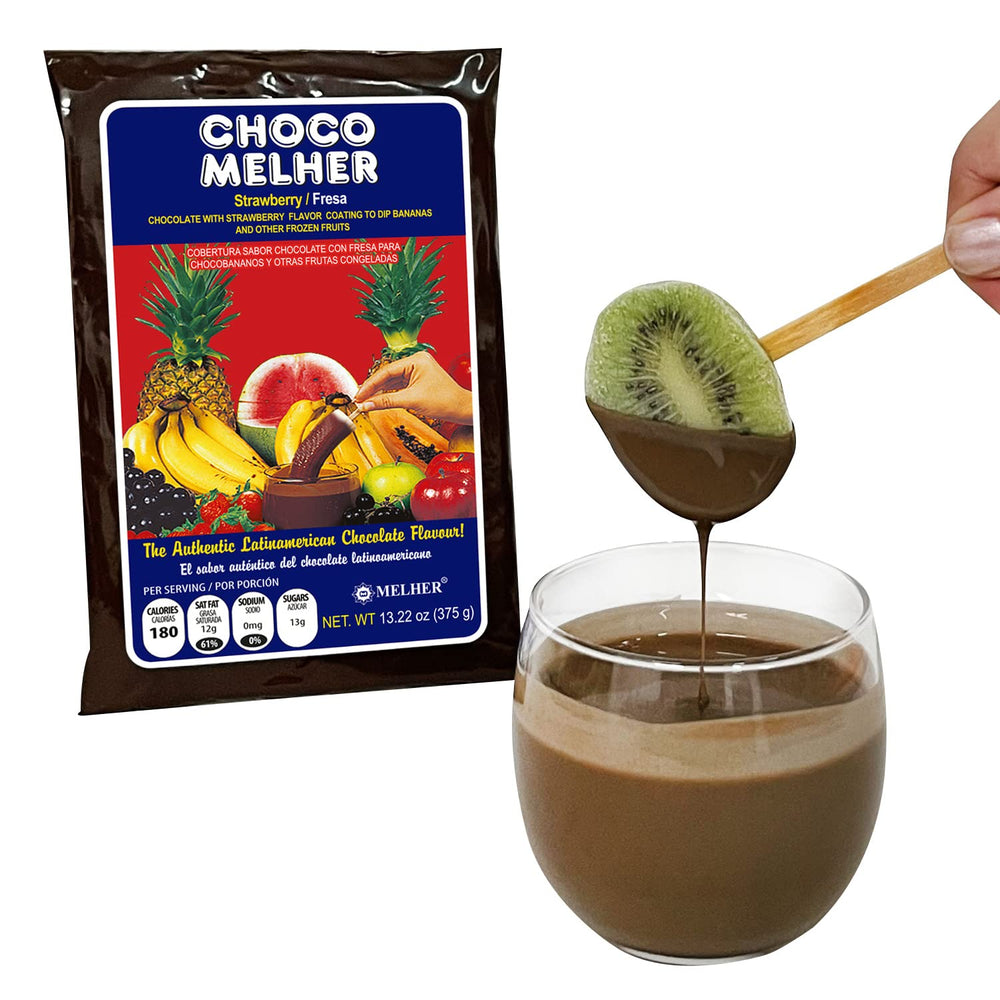 
                  
                    Cobertura Sabor Fresa para Chocobananos y Frutas Congeladas - Producto de El Salvador / Strawberry Coating - Chocomehler - 13.22 oz
                  
                