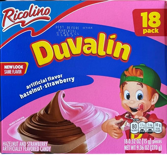 Duvalin Candy Creams - Various flavor combinations - Producto de México - 9.36 oz - 18 units