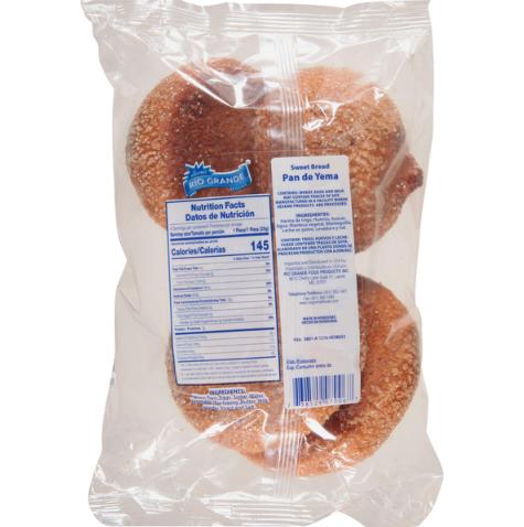 Pan de Yema - Producto de Honduras / Sweet Bread  - Río Grande - 4.9 oz