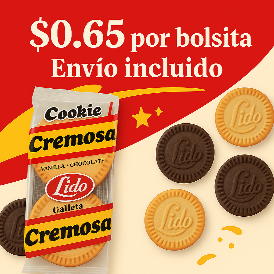 
                  
                    3 Paquetes de Rellenitas Cremosas 11oz c/u
                  
                