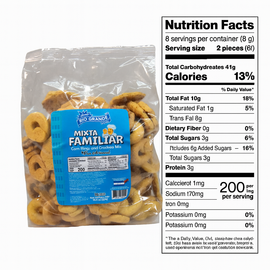 Rosquillas y Tustacas Mixtas – 18.5 oz – Rio Grande