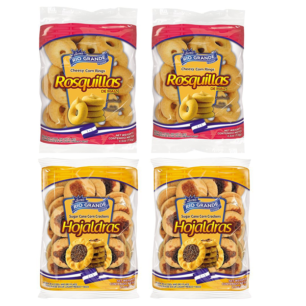 
                  
                    Packs de Rosquillas y Tustacas - Producto de Honduras - Río Grande Foods-
                  
                