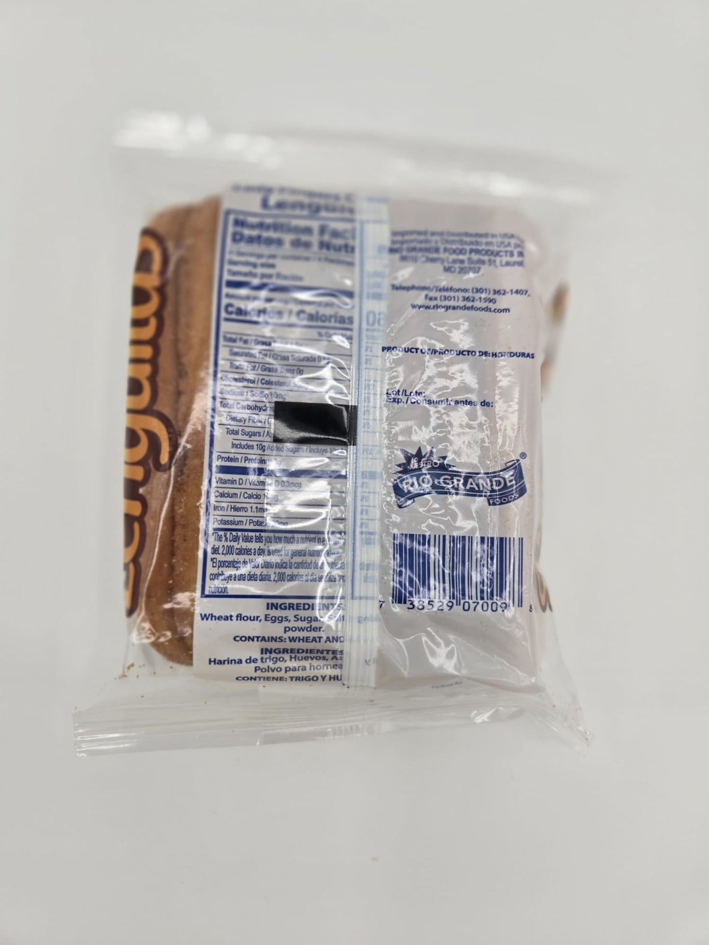 Lengüitas - Producto de Honduras / Lady Fingers Cookies - Río Grande - 5.1 oz