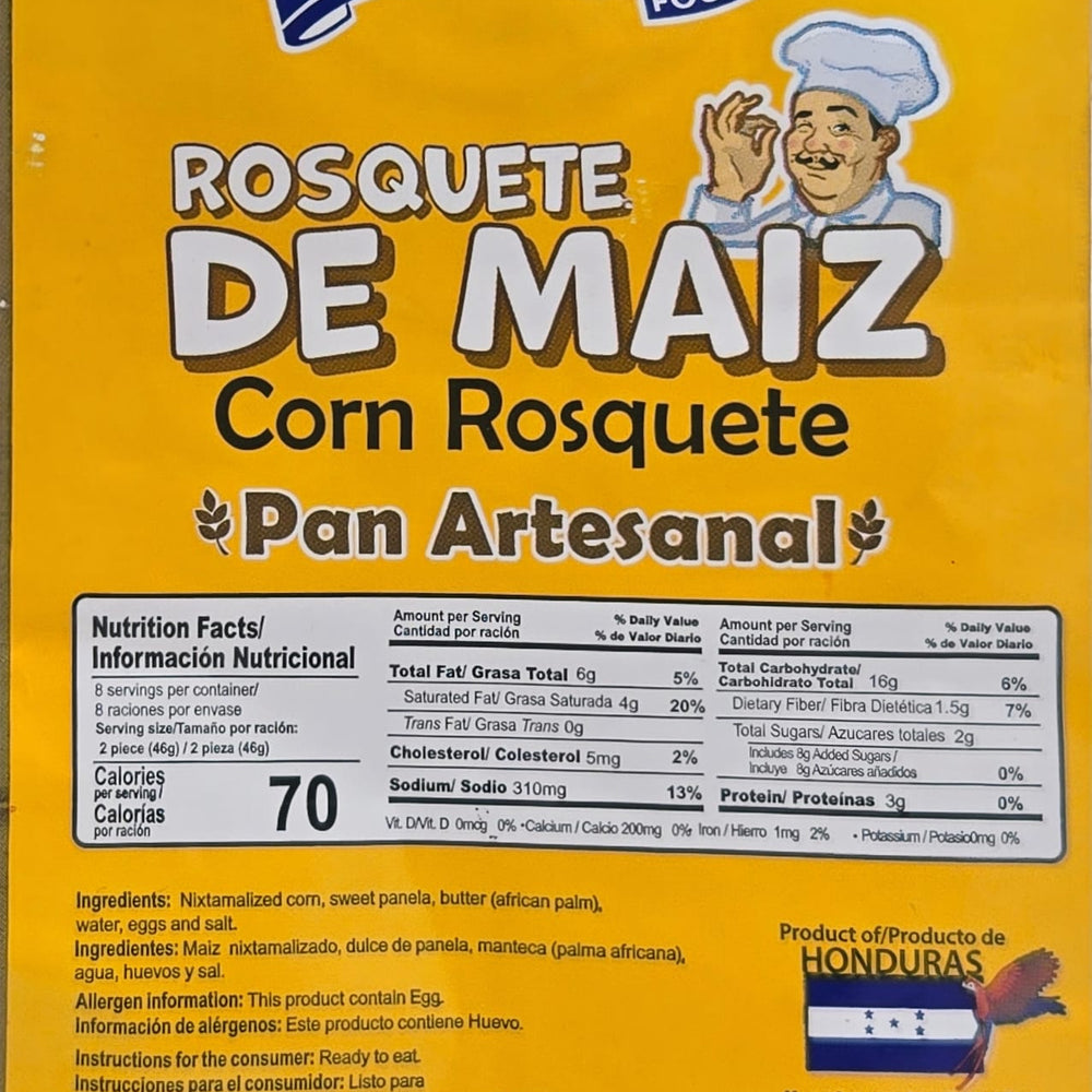 
                  
                    Rosquete de Maíz - Producto de Honduras / Corn Rosquete - Río Grande - 10.5 oz
                  
                