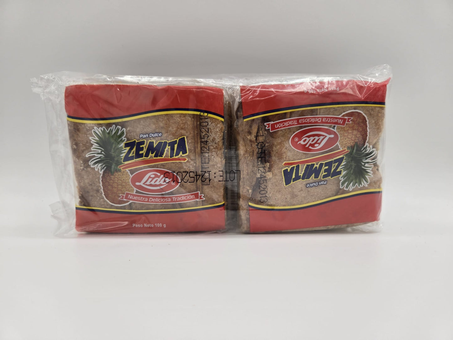 Pan Dulce Zemita - Producto de El Salvador / Pineapple Sweet Semita Bread Lido - 14 oz