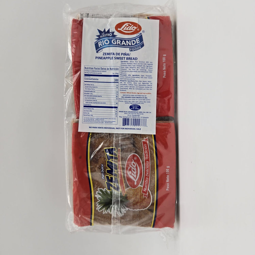 
                  
                    Pan Dulce Zemita - Producto de El Salvador / Pineapple Sweet Semita Bread Lido - 14 oz
                  
                