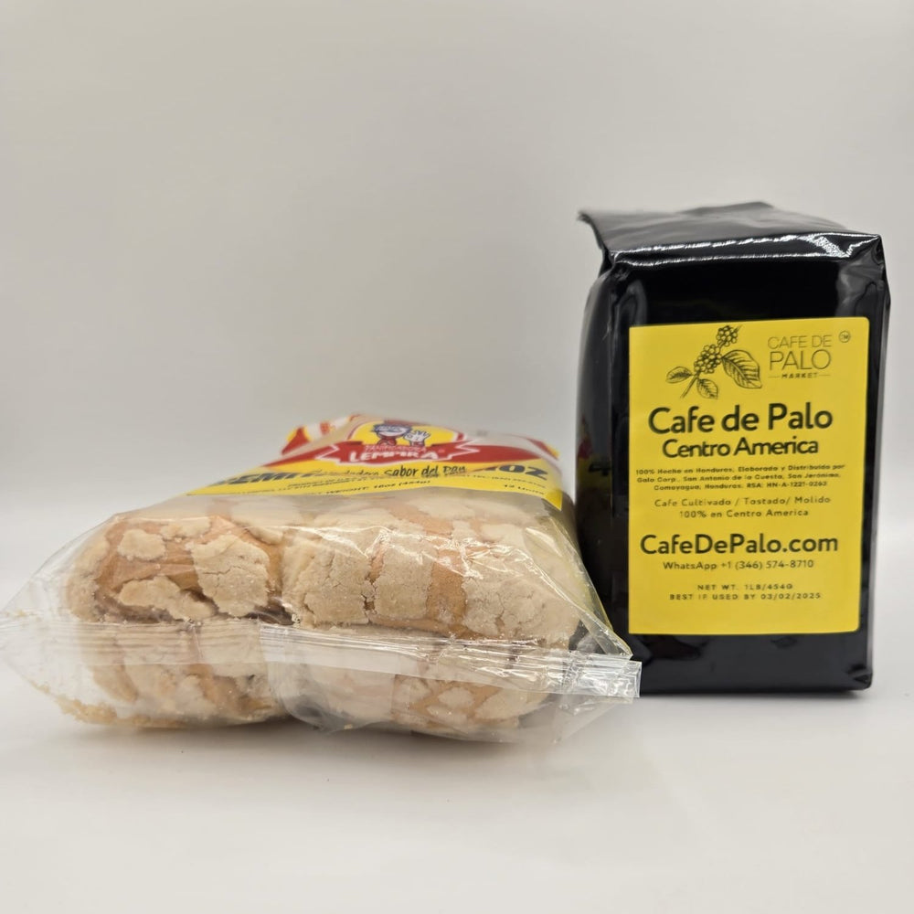 
                  
                    Combo Semita de Arroz Lempira - 16 oz + 1 Libra de Café de Palo Centro América / Rice Semita Bread + 1 Pound of Café de Palo Centro América
                  
                