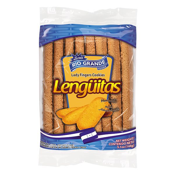 Lengüitas - Producto de Honduras / Lady Fingers Cookies - Río Grande - 5.1 oz