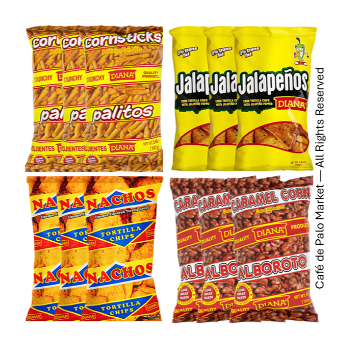 3 Diana Snacks- Producto de El Salvador ( Varias Opciones)