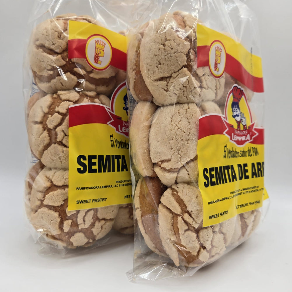 
                  
                    Semita de Arroz 2 Pack / Biscuit - Honduran Style Semitas  Total  2 Lb.  (32 oz) - 24 Unit
                  
                