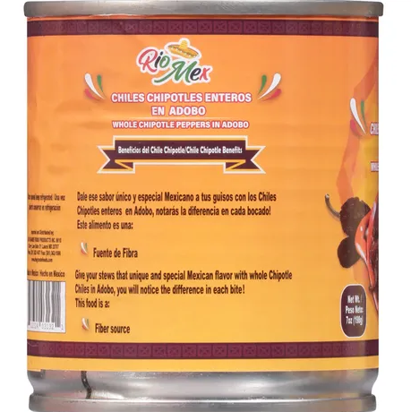 
                  
                    Chiles Chipotle Enteros en Adobo - Producto de México / Marinated Whole Chipotle Chilis - Riomex - 7 oz
                  
                