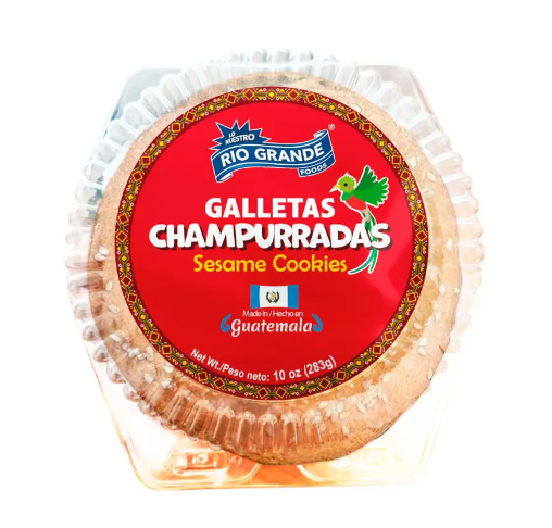 Galletas Champurradas - Producto de Guatemala / Sesame Cookies - Río Grande - 10 oz