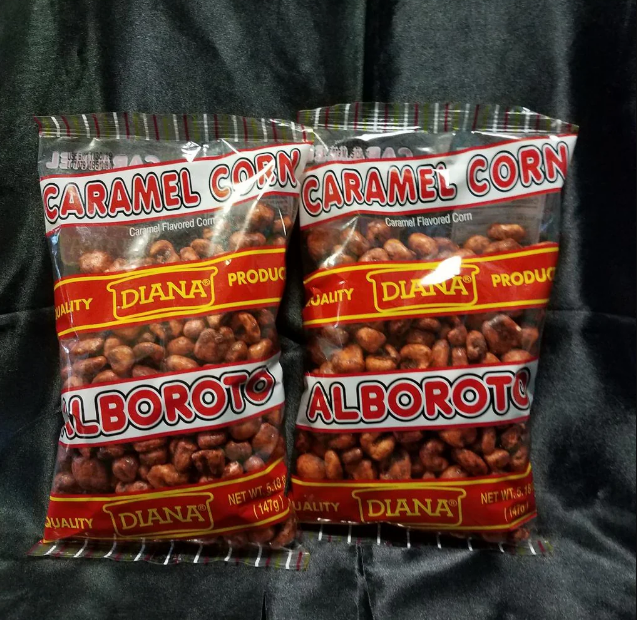 
                  
                    Alboroto Caramel Corn Crunchy Sweet Snack - Producto de El Salvador - Diana 4.76 oz
                  
                