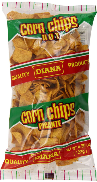 
                  
                    Corn Chips Hot -  Producto de El Salvador - Diana - 4.50 oz
                  
                