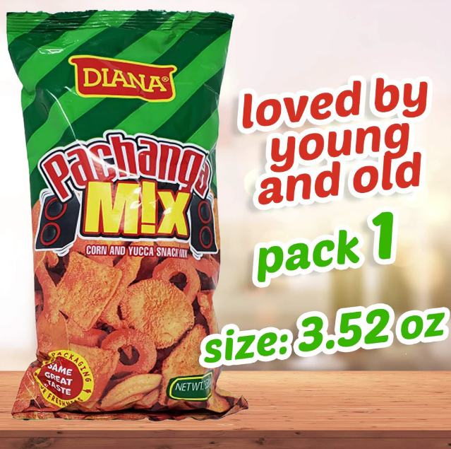 Pachanga Mix Corn and Yucca Snack - Producto de El Salvador - Diana 1.83 oz