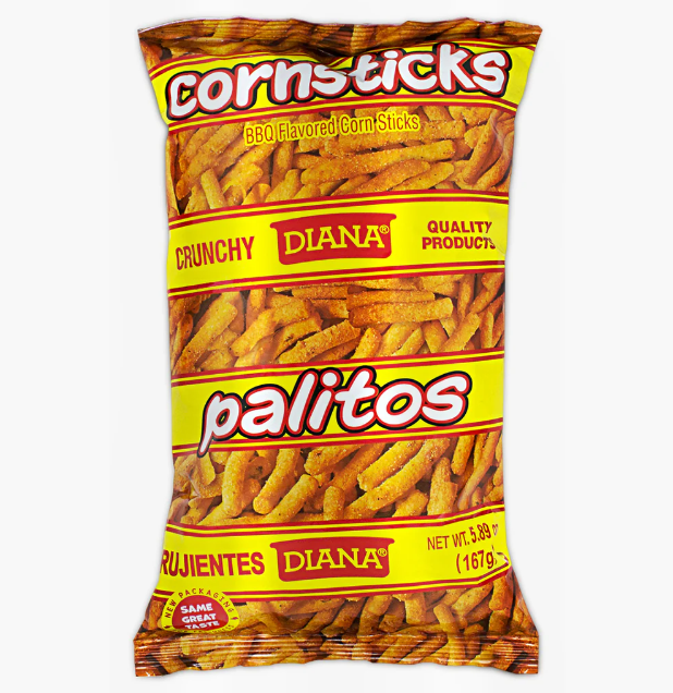 Todo Mundo Palitos De Maíz - Producto de El Salvador / Cornsticks- Diana -  5.57 oz