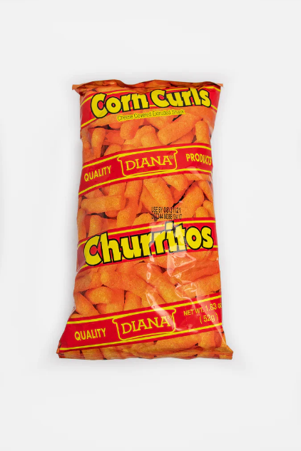 Churritos - Producto de El Salvador / Corn Cheese Curls Snack - Diana - 1.69 oz