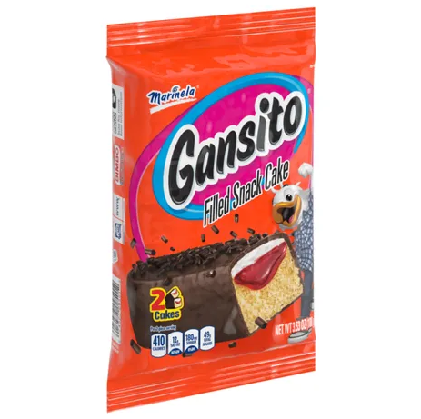 
                  
                    Gansito Filled Snack Cake - Producto de México - Marinela - 3.52 oz
                  
                