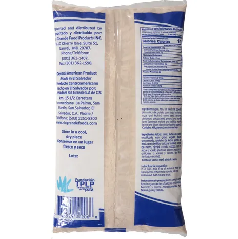 Horchata de Morro con Leche - Producto de El Salvador / Morro Horchata with Milk - Río Grande - 12 oz