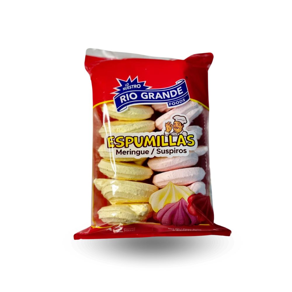 Espumillas, Meringue, Suspiros - Producto de Honduras / Meringue Cookies - Río Grande - 6 oz