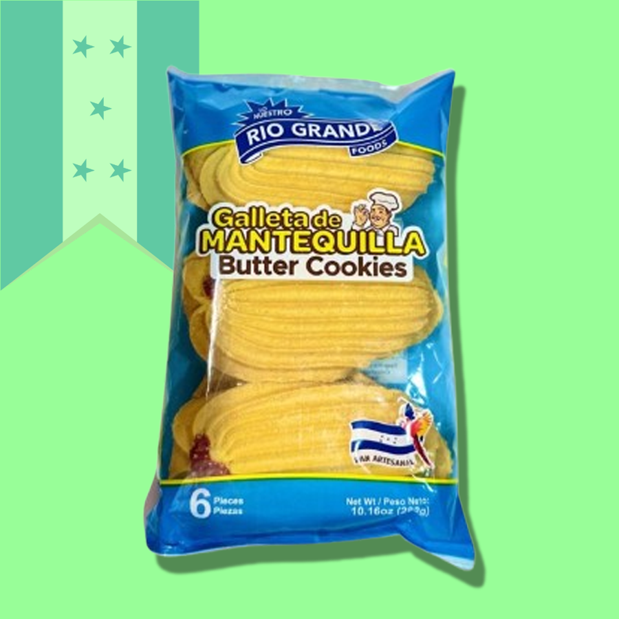 Galleta de Mantequilla - Producto de Honduras / Butter cookies - Río Grande - 10.16 oz - 6 units